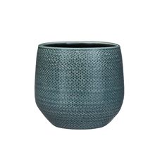 Maceta decorativa azul 19x21 cm Gabriel