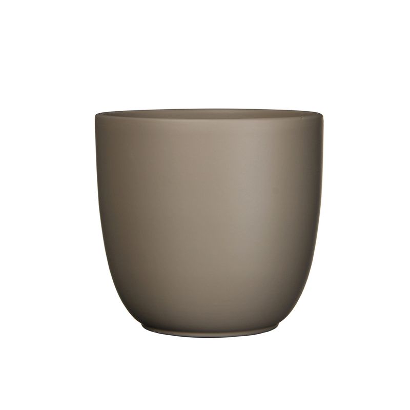 Maceta-decorativa-taupe-mate-23x25-Tusca-1-38581