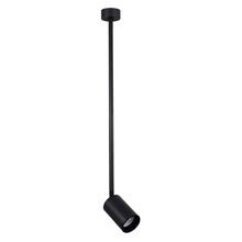 Lámpara Colgante Aluminio/Acero 1 luz GU10 13w Negro