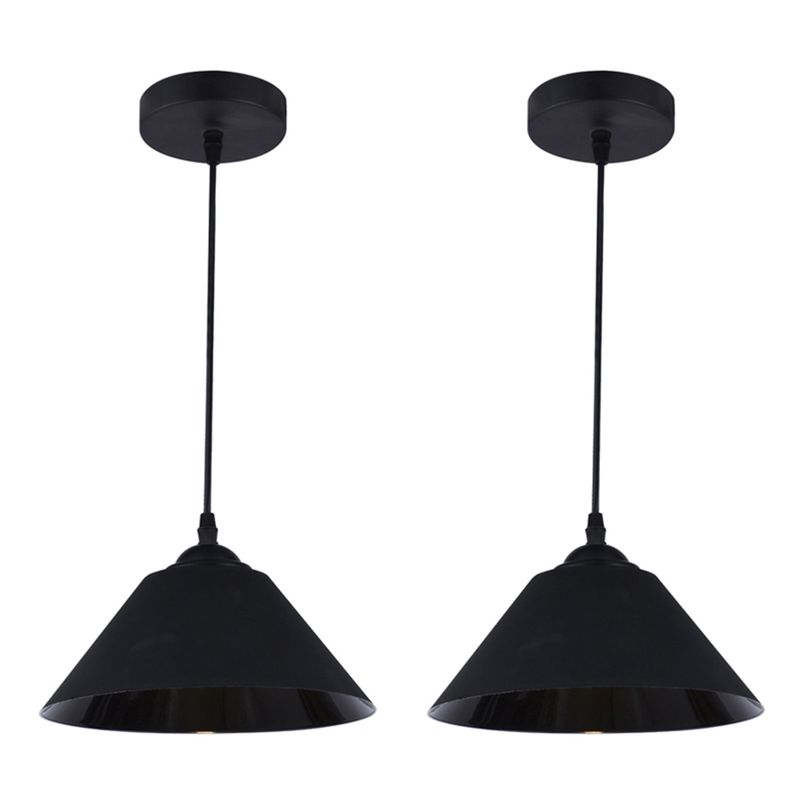 L-mpara-Colgante-set-x2-PVC-25cm-E27-40w-DUO-Negro-1-38757