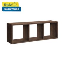Cubo triplo 1.5x80x28x20cm tabaco