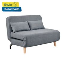 Sofá Cama BILLIE tela color Gris