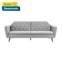 Sofá Cama tela NOA color gris