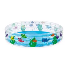 Piscina Inflable Peces 152x30cm de 3 Aros
