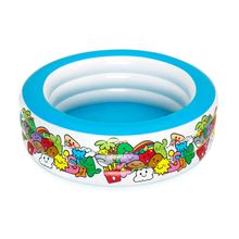 Piscina Inflable Peces 1.96mx53cm de 3 Aros