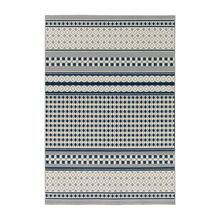 Alfombra Sfynx Franjas Azul/Beige 160x230cm