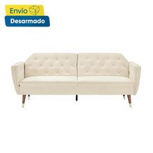 Sofa Cama tela beige noa