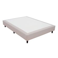 Somier suavex ecocuero beige 140x190x22cm