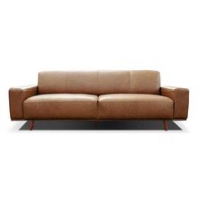 Sofá 3 puestos ADONIS Cuero color Capuccino