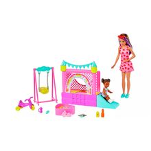 Barbie Niñera Set de Juego en Casa
