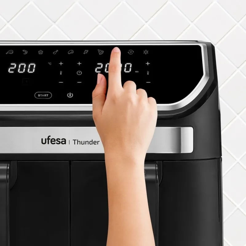 Freidora-de-Aire-Digital-THUNDER-de-doble-cubeta-4-5l-4-5l-Ufesa-4-40519