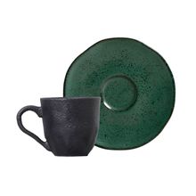 Set Taza y Platillo para Café Orgánico ARAUCO 120ml