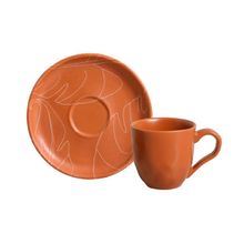 Set Taza y Platillo para Café Bio ESSENCIAS VERAO 120ml