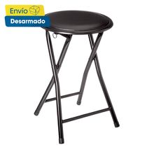 Taburete plegable VITO color Negro
