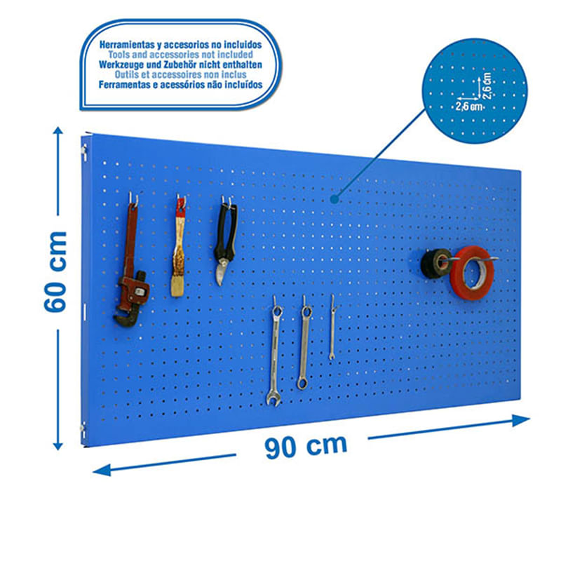 Tablero-8-ganchos-Azul-90x60cm-Panelclick-Sim-n-3-40695