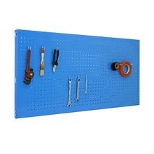 Tablero + 8 ganchos Azul 120x60cm Panelclick Simón