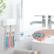 Dispensador de Pasta dental con soporte de cepillos