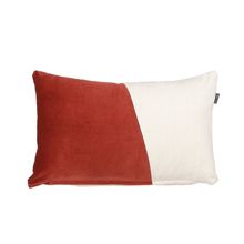 Cojin decorativo foxtrot blanco rojo 30x50 cm