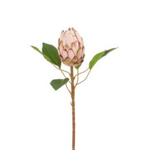 Flor decorativa protea rosa 70 cm