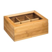 Caja De Bambú Para Te