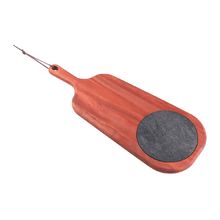 Tabla Para Servir Con Piedra 48 x 19 Cm.