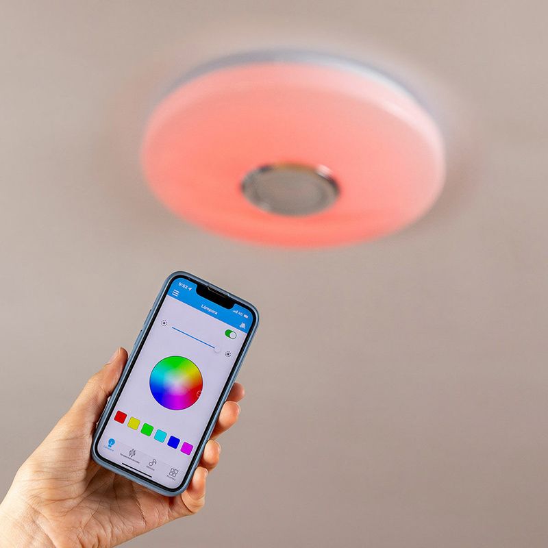 L-mpara-de-Techo-LED-con-altavoz-lumavox-6-41288
