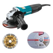 Combo Esmeril angular GA4530 + Disco D-71015 (1) + Disco D-72001 (5) Makita