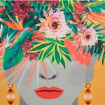 Cuadro-deco-dama-flores-borde-dorado-50x70-cm-3-41454