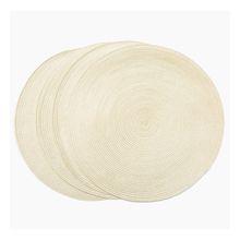 Set de Individuales de 4 piezas color Beige