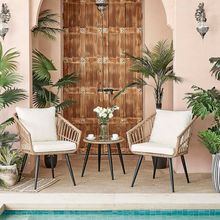 Juego de Terraza ANNA 3 piezas color Natural