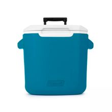 Conservadora con ruedas 28qt verde