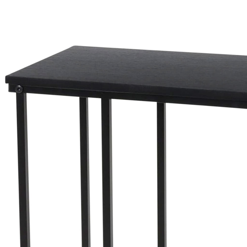 Set mesas auxiliares negras para interior y exterior - MIV Interiores