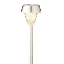 Lámpara Solar LED acero luz Cálida Mix