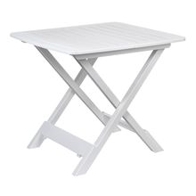 Mesa de Jardín TEVERE plegable color Blanco