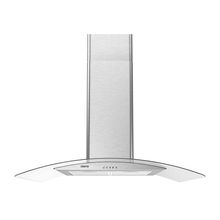 Campana de Pared 90cm vidrio curvo Ciarra