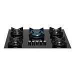 Cocina-empotrar-5Q-infinity-triple-llama-GLP-vidrio-Negro-Fisher-1-25441