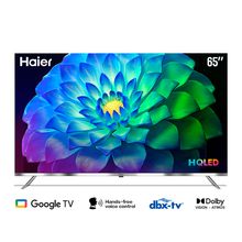 Televisor plano 65'' Haier HQLED 4k UHD Smart Android Tv H65P751UX