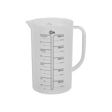Jarra plástica medidora 1L mix natural