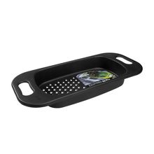 Escurridor plástico p/fregadero basic negro