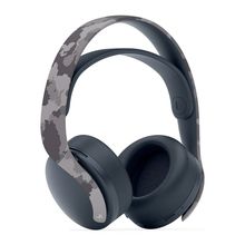 Audífono PS5 LATAM color Camuflado Gris