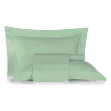Juego de Sabanas King 200 hilos color Verde