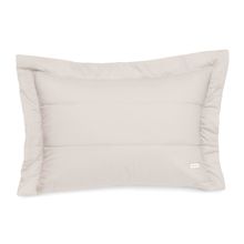 Funda de almohada 50x70cm liso 300 hilos beige gris