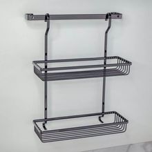 Soporte con repisa doble inox
