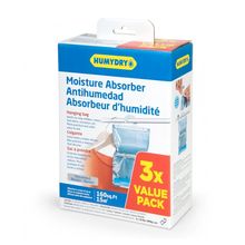 Deshumidificador bolsa colgante 15.9oz 3 piezas sin perfume