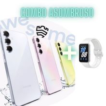 Combo Asombroso Samsung Galaxy A55 5G 256GB Awesome Lilac + Fit3