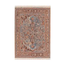 Alfombra Re fold classic vintage naranja celeste 160x230cm
