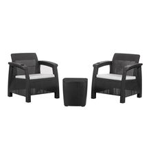 Jgo de exterior 3pzas wengue ferrara estar