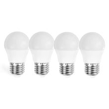 Set focos x4 LED A19 6w 6500k
