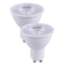 Set focos x2 GU10 4.5w 3000k