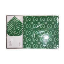 Set de Individuales + posavasos 12pzas verde